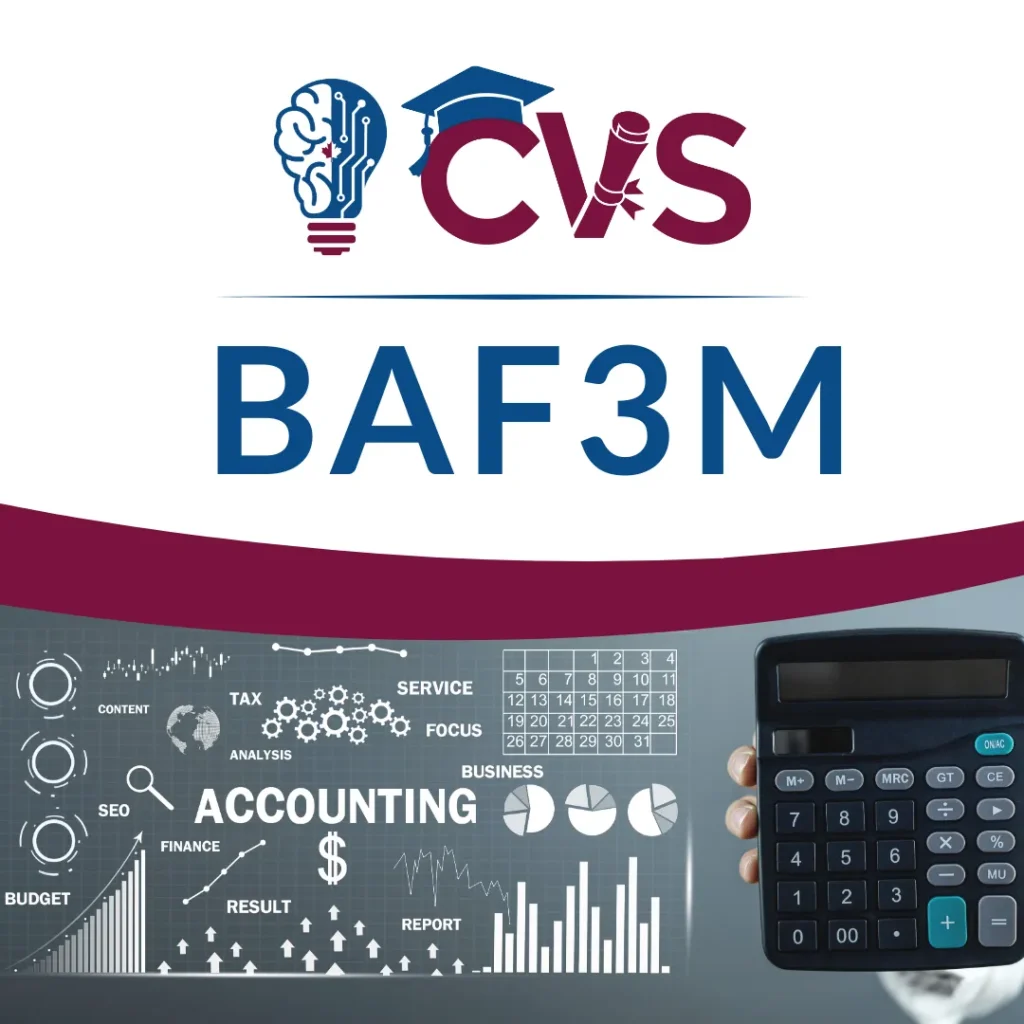 BAF3M Online Course Thumbnail - Grade 12 Financial Accounting Fundamentals