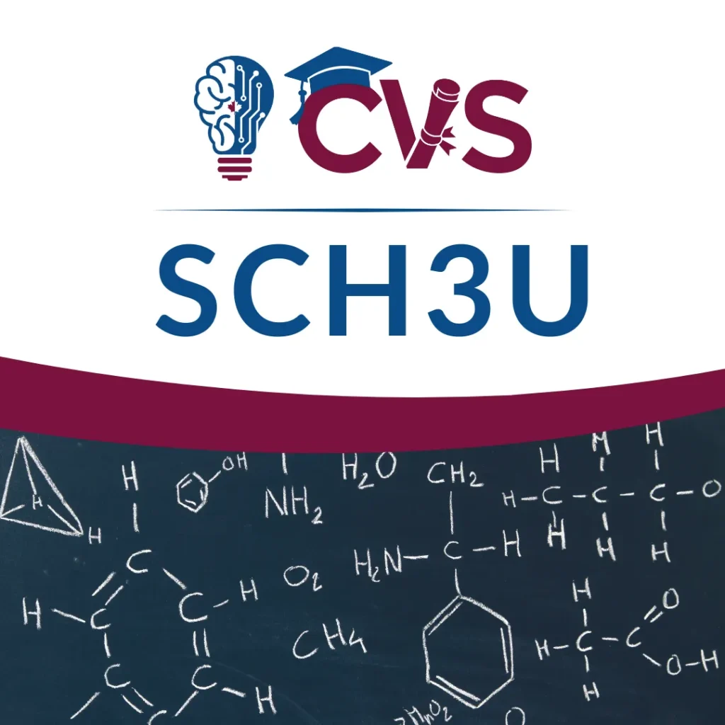 SCH3U Online Course Thumbnail - Grade 12 Chemistry