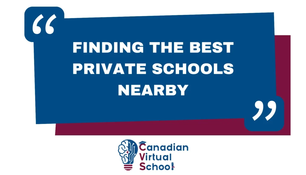 Finding the Best Private Schools Nearby