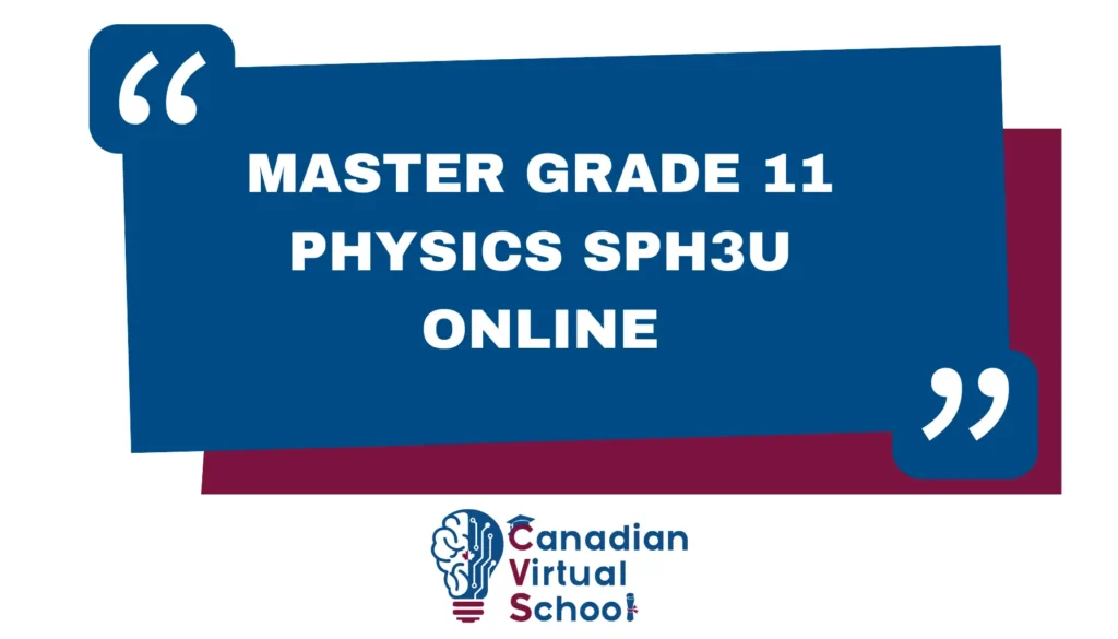 Master Grade 11 Physics SPH3U Online
