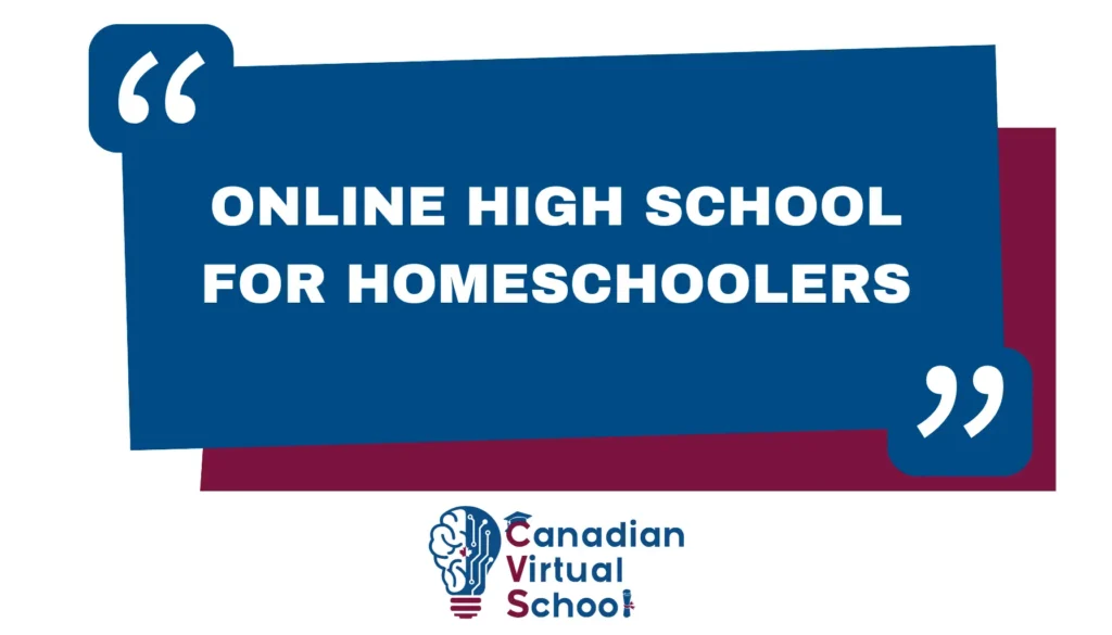 Online High School for Homeschoolers