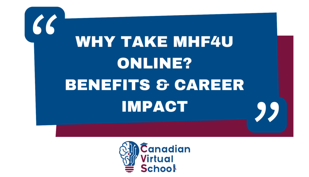 Why Take MHF4U Online Benefits and Career Growth