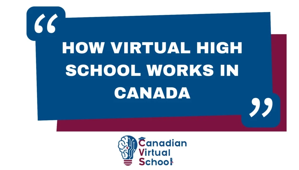 How Virtual High School Works in Canada