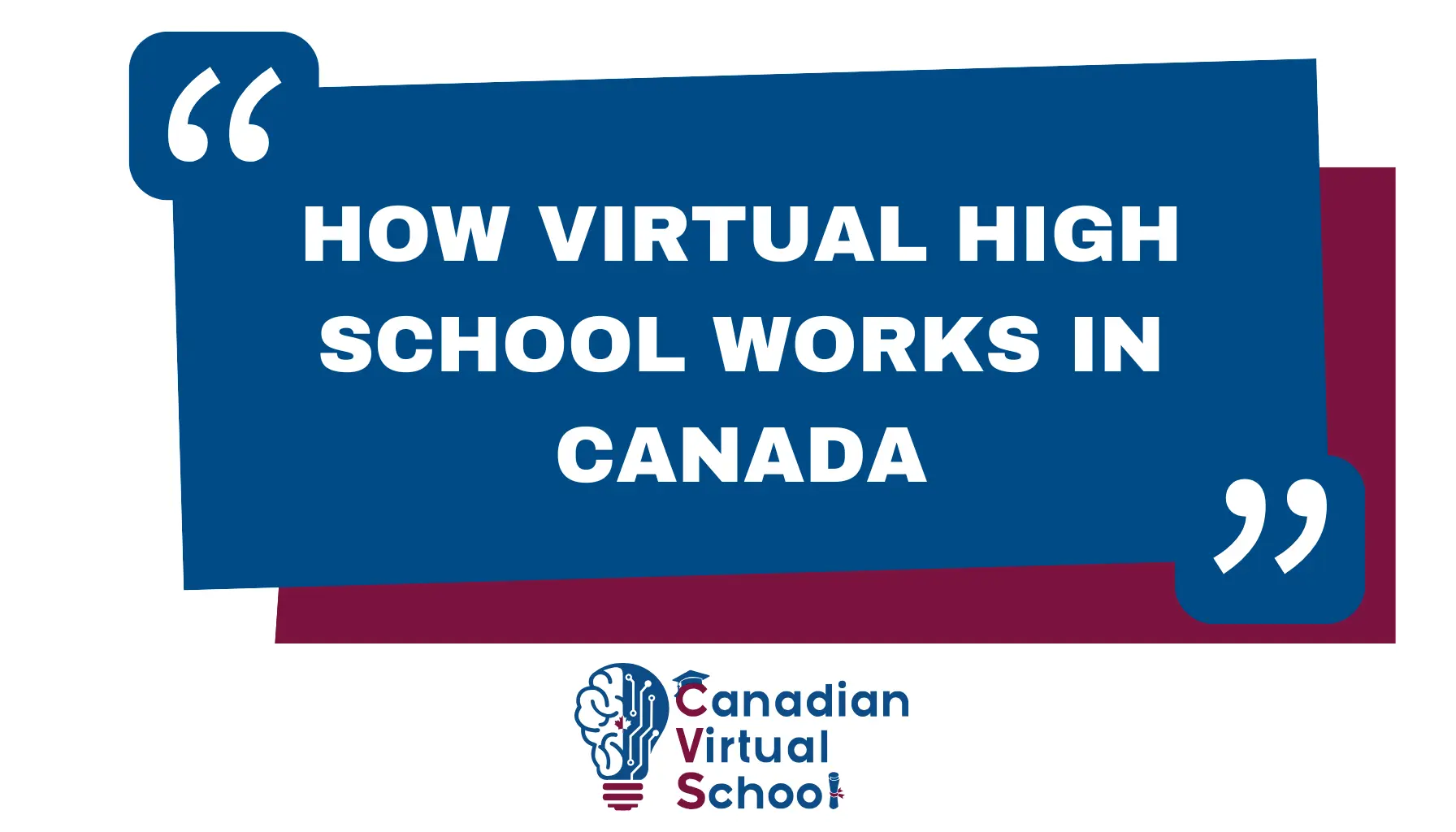 How Virtual High School Works in Canada