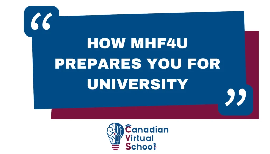 How MHF4U Prepares You for University