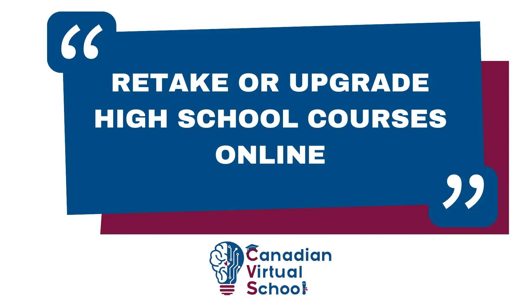 Retake or Upgrade High School Courses Online