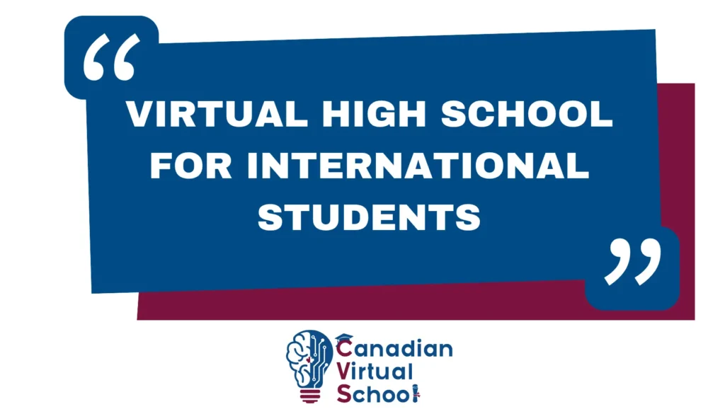 Canadian Virtual School - Ontario Online High School | OSSD Credits for Grades 9–12