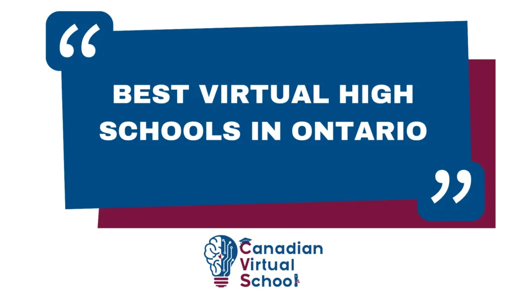 Best Virtual High Schools in Ontario